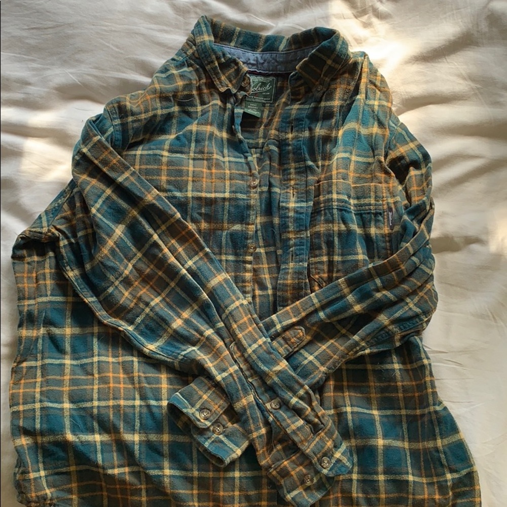 Wool rich XL long sleeve button down flannel